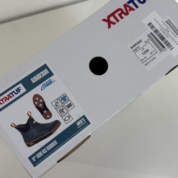 Xtratuf AIMR300 Boots Mens 12 Olive 6" ADB Ice Fleece Lined Waterproof Ankle - Picture 9 of 9